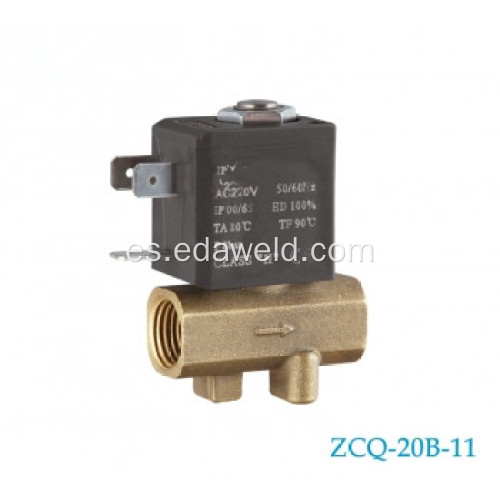 Válvula solenoide de soldar hembra 220V